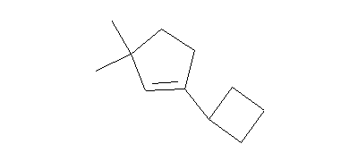 1-cyclobutyl-3,3-dimthylcyclopent-1-ne